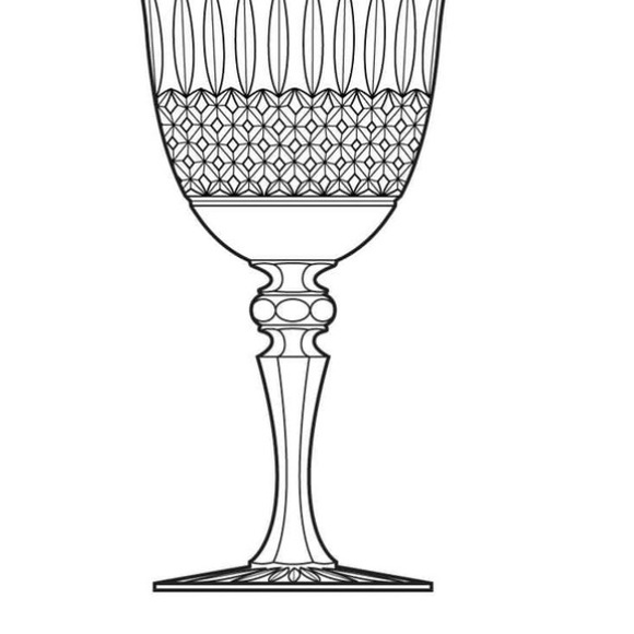 Galway Irish Crystal Signed GAL 15 Water Goblet Wine Glasses Set of 3 NWT - Picture 7 of 9